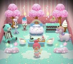Pocket Camp Chocolate Mint Rainbow Stars Cabin Animal Crossing Pocket Camp Animal Crossing Pc Camping Outfits