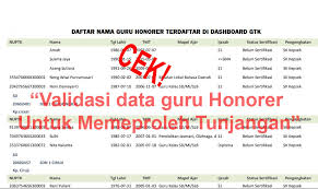 Nik tidak valid biasanya disebabkan : Cek Hasil Validasi Terbaru Daftar Guru Honorer Penerima Bsu Blt Rp 2 4 Juta Klik Info Gtk Kemdikbud Go Id