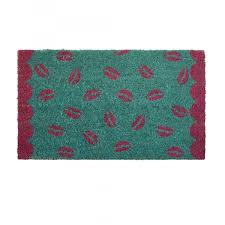 Rice teppich jungle animals ø90cm. Rice Kiss Print Coir Doormat Cult Furniture