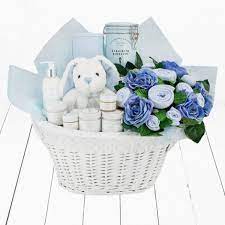 Mum And Baby Luxury Gift Hamper Blue Baby Gift Hampers Gift Hampers Baby Shower Hamper