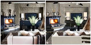 The interior is also white with plenty of very dark wood. Get The Look Kourtney Kardashian S Calabasas Den Havenly Blog Havenly Interior Design Blog