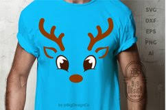 Download Christmas Svg Cute Reindeers Svg Boy Girl Reindeer Face 791418 Cut Files Design Bundles