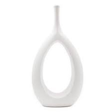 5 out of 5 stars. Samawi Modern Ceramic Vase For Flowers Decor Centrepieces 12 Inch Modern Geometric Vase Peephole Vase For Living Room Bedroom Dining Table 12 Inch White Buy Online In India At Desertcart In Productid 175752557