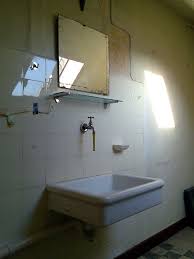 1940s style flat bathroom sink 18 04