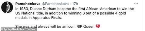 Dianne durham saw her career cut short by injury. Lwuf3mvkiq14vm