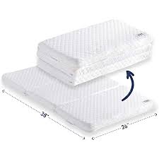 Amazon Com Dream On Me Baby Trend Nursery Center Breathable Two Sided Foam Mattress With Square Corner 3 Guard Gold Certified Green Print 37 5 X 25 X 3 3 Lb Baby