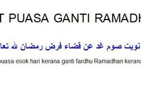 Berlalunya ramadan tidak bermakna umat islam terhenti daripada melaksanakan ibadat puasa. Niat Ganti Puasa Ramadhan Dan Puasa Sunat Isnin Cute766