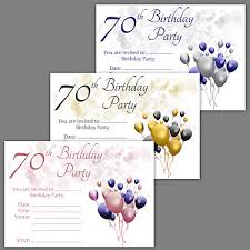 See more ideas about rose gold party, gold party, party in a box. 1 100 Pack 70th Birthday Party Invitations Rose Gold Black Blue Silver Invites Ebay