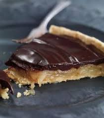 Tarte Aux Poires Caramelisees Et Au Chocolat Ricardo Recipe Chocolate Tart Caramel Pears Baking Recipes