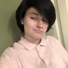 Men Cosplay Anime Black Fringe Bangs Short Hair Layered Wig Free Cap