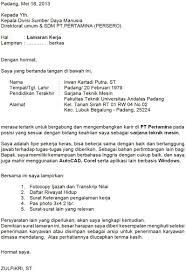 Dengan hormat, bersama surat lamaran ini, saya bermaksud untuk mengajukan permohonan kerja di pt titikdua network pada posisi teknisi komputer. Surat Lamaran Kerja Pertamina Riwayat Hidup Kepala Sekolah Cv Kreatif