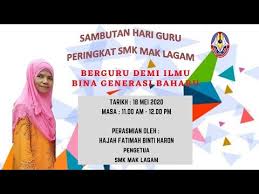 Tema hari guru pada tahun ini adalah guru pembina negara bangsa. Majlis Sambutan Hari Guru Peringkat Sekolah 2020 Smk Mak Lagam Youtube