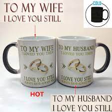 Personalized add your custom text and photo white ceramic 11 oz coffee mug customizable gift for him, for her, for boys, for girls, for husband, for wife, for men, for women (green color changing) 1,982 $26 99 New 350ml To My Wife Husband Mug Magic Color Changing Coffee Mug Wedding Anniversary Gifts Best Gift For Your Wife Or Husband Mugs Aliexpress