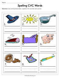 Spelling Cvc Words Worksheet Cvc Words Worksheets Spelling Cvc Words Cvc Words