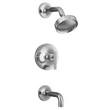 Kohler interiors is the furniture, title and decorative products division of the kohler company. Kohler Purist R Rite Temp R Pressure Balancing Bath And Shower Trim Set With Push Button The Home Depot Canada