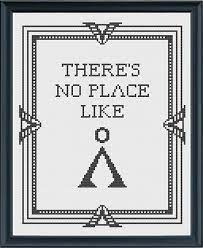 Advanced cross stitch is a design site supporting independent artists we offer original patterns only available here. Instant Download Stargate Cross Stitch Sampler There S No Place Like Pattern Pdf Geek Cross Stitch Cross Stitch Cross Stitch Samplers