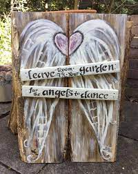 Leave Room In Your Garden For The Angels To Dance Wings Etsy In 2021 Angel Wings Art Angel Wings Painting Wings Art