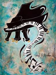 2 Of My Favorite Things Music Art Love Piano Art Music Painting Music Art