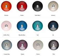 Le Creuset Color Chart Bedowntowndaytona Com