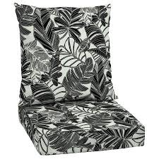 Black And White Deep Seat Outdoor Cushions Patio Garden Outdoor Deep Seat Cushions Deep Seat Cushions Outdoor Cushions Pillows