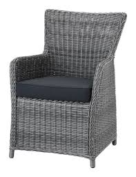Gartenstuhl weiß polyrattan 2er set inkl. Stuhl Havanna Grau Danisches Bettenlager
