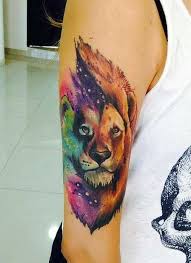 20 fotos de la acuarela tatuajes acuarela acuarelatatuajes fotos imagenes tatuajes hayvan dovmeleri aslan dovmesi dovme tasarimlari