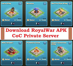 Another magnificent thing everybody cherishes about this game is upgrading troops, buildings, heroes and defense and, visiting with companions . Royalwar Apk Download 2021 Update Coc Private Server