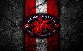Singapore football club was incorporated on 4 february 2019 (monday) as a sole proprietor in singapore. Download Wallpapers 4k Home United Fc Emblem Singapore Premier League Black Stone Soccer Asia Football Club Singapore Logo Home United Asphalt Texture Fc Home United For Desktop Free Pictures For Desktop Free