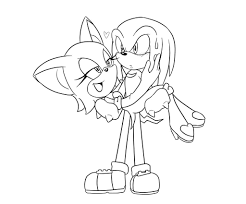 Supercoloring.com is a super fun for all ages: Pin On Knuckles X Rouge