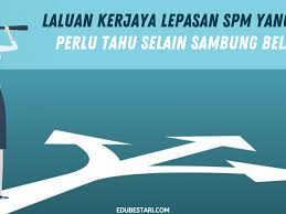 Patut ke korang sambung belajar atau terus ke bekerja. Laluan Kerjaya Lepasan Spm Yang Anda Perlu Tahu Selain Sambung Belajar Edu Bestari