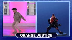 The orange justice emote is unlocked at tier 26 of the free pass of season 4. Urban Dictionary Orange Justice