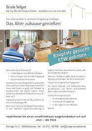 Wohnen in ruhiger stadtrandlage mit guter anbindung an den stadtkern. Wohnen Im Alter Seliger Immobilien Gmbh