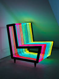 Decorate Neon Chair Armchair Furniture Funky Furniture Colorful Chairs