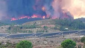 Monchique sob risco muito elevado de incêndio. Incendio De Monchique Proximo Do Autodromo De Portimao