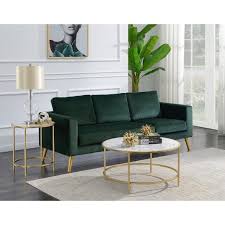 Check spelling or type a new query. Gold Coast Deluxe Faux Marble Round End Table White Faux Marble Gold Frame Breighton Home In 2021 Green Living Room Decor Green Couch Living Room Gold Living Room