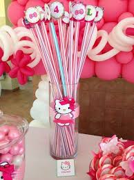 Hello Kitty Birthday Party Ideas Photo 3 Of 20 Hello Kitty Birthday Party Hello Kitty Party Favors Hello Kitty Party