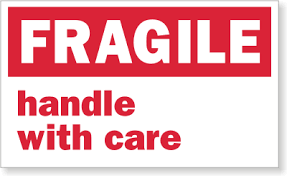 There are a range of printing fragile sticker available to suit different needs. Fragile Shipping Labels Sku D1051