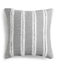 Th initials decorative pillow, 18 x 18. Tommy Hilfiger Mount Rainer Cotton Ruffle 18 X 18 Decorative Pillow Grey Tommy Hilfiger Baby Clothes Shops Mattress Furniture