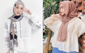 Baju gamis pesta warna kuning lemon bisa seragam pengajian arisan ld 130 katun jumbo nyaman. 20 Ootd Pashmina Plisket 2021 Agar Penampilanmu Makin Kekinian