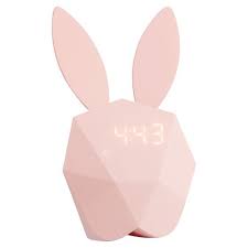 Bunny Light Up Alarm Clock Girls Alarm Clock Alarm Clock Cute Alarm Clock