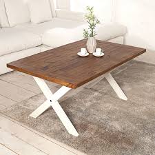 Couchtisch Byron 120cm Weiss Vintage Braun Beistelltisch Tisch Holz In Mobel Amp Wohnen Mobel Tische Ebay Couchtisch Massivholz Couchtisch Tische Holz