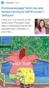 First, we have Alinitys nip slip. Now, we have Poki showing Porn and  Twitch is like, “Its all good.” : rmemes