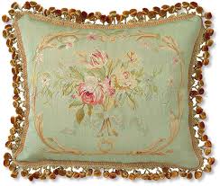 French tapestry designs are making a comeback, however. Classic French Tapestry Aubusson Pillow Needlepoint Pillows Tapestry Pillow Pillows