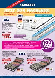 Aktuelle galeria karstadt kaufhof matratze angebote und preise im prospekt. Galeria Karstadt Kaufhof Prospekt 8 7 2019 14 7 2019 Seite 32 Rabatt Kompass