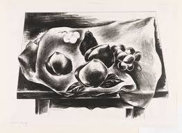 Still life hyacinths carpet 24x20 gold ornate wood framed canvas art by august macke: Still Life Peaches And Grapes 1927 Yasuo Kuniyoshi Wikiart Org