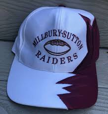 Easy, safe shopping · sign up & save 10% · official store of the nfl Millbury Sutton Raiders Hat Strapback Vintage 90s High School Massachusetts Usa Sidelineswap