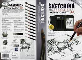 Drawing And Sketching Pencil Set In Zippered Carrying Case Drawings Heart For Kids Doodles Zentangles