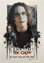 Mark Raats Brandon Lee “The Crow” Commission. , in Adam Tomlin's Sketch art  Comic Art Gallery Room