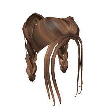 Braided Pigtails In Brown Roblox Pigtail Braids Black Hair Roblox Pigtails