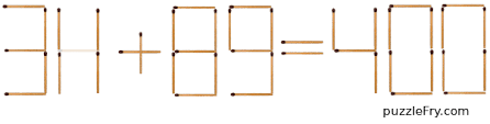 The moscow puzzles (1972) boris a. 34 89 400 Matchstick Equation Puzzle Puzzle Fry